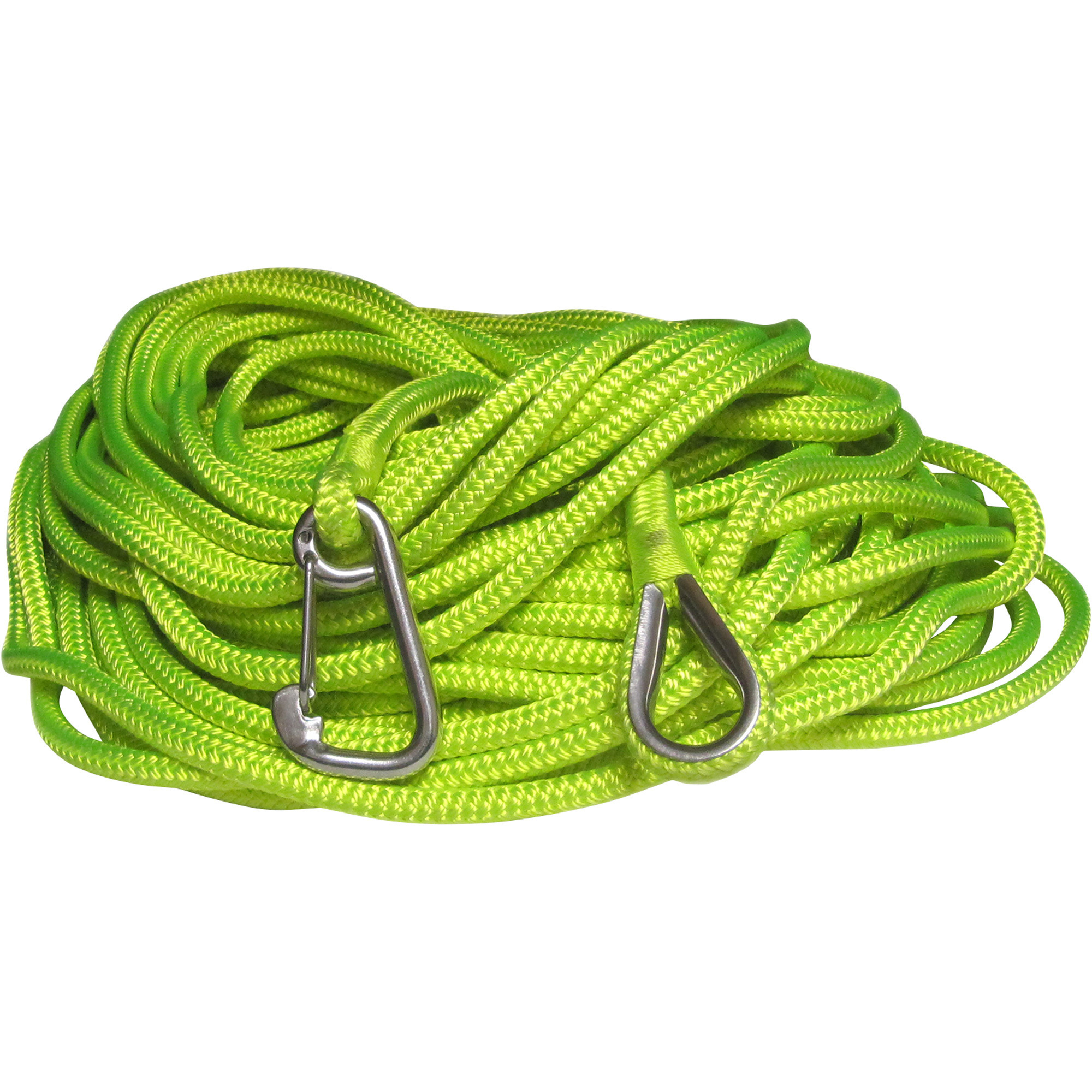 Endurance Marine 1/2in. x 75ft. Nylon Winch Rope, 2000-Lb. Capacity, Neon Yellow, Model# ETL75